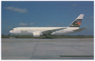 Image: postcard: Ansett Airlines, Boeing 767-200