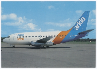 Image: postcard: Arkia Israel Airlines, Boeing 737-200