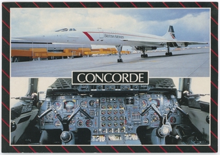 Image: postcard: British Airways, Concorde