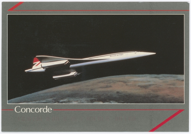Postcard: British Airways, Concorde