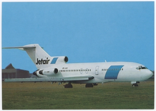 Image: postcard: Jetair, Boeing 727