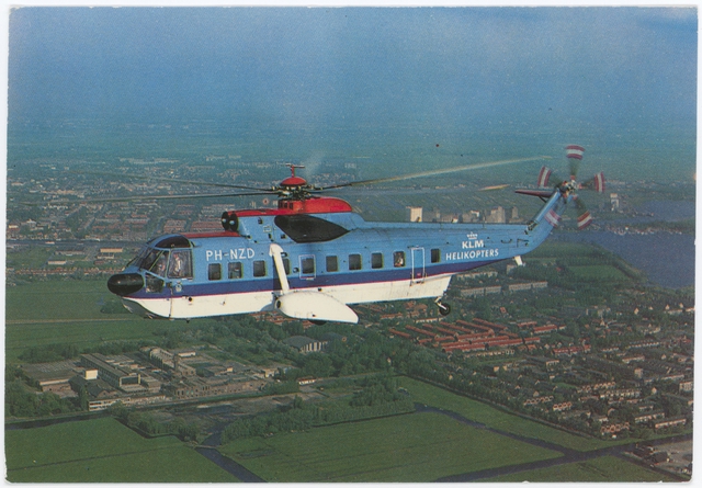 Postcard: KLM Helikopter