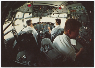 Image: postcard: Lufthansa, Boeing 727