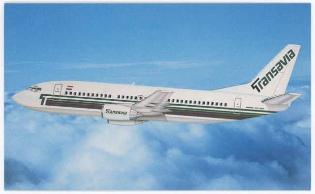 Postcard: Transavia, Boeing 737-300