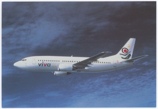 Image: postcard: Viva Air, Boeing 737-500