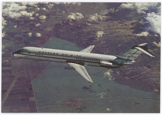 Image: postcard: McDonnell Douglas DC-9-40