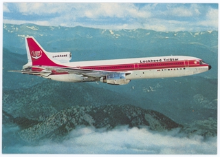 Image: postcard: Lockheed L-1011 TriStar