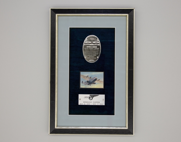 Image: manufacturer plate: Honolulu Clipper