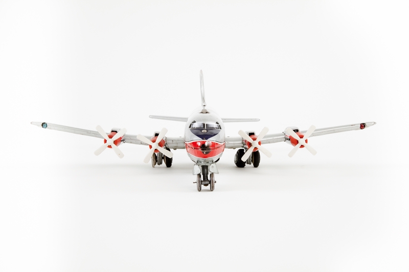 Image: toy airplane: American Airlines, Lockheed 188 Electra II