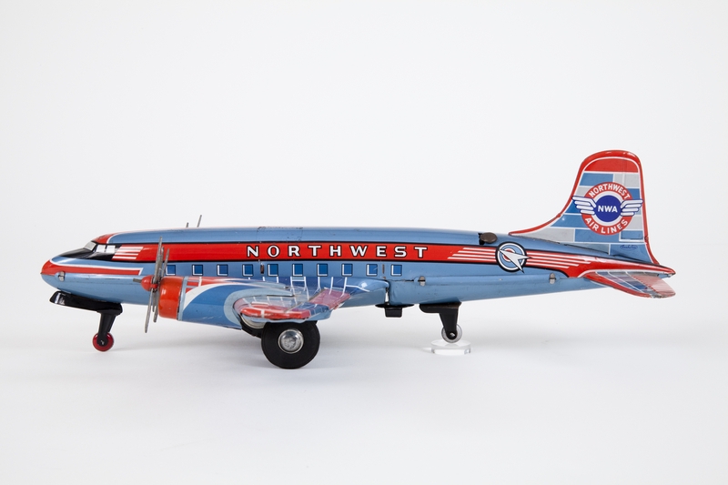 Image: toy airplane: Douglas DC-7 Northwest Airlines