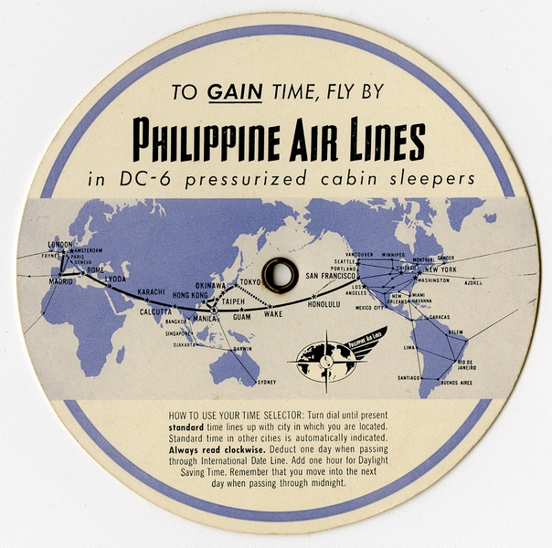 Image: time converter: Philippine Air Lines