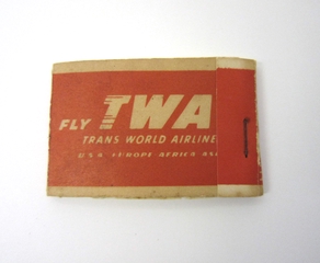 Image: lipstick blotting tissue: TWA (Trans World Airlines)