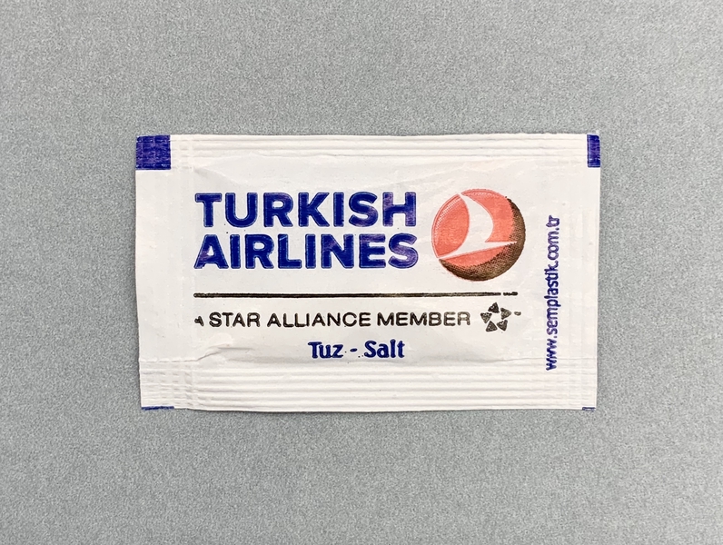 Image: salt packet: Turkish Airlines