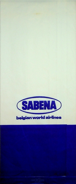 Image: airsickness bag: Sabena