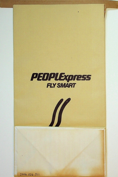 Image: airsickness bag: PEOPLExpress