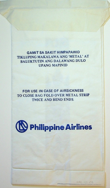 Image: airsickness bag: Philippine Airlines