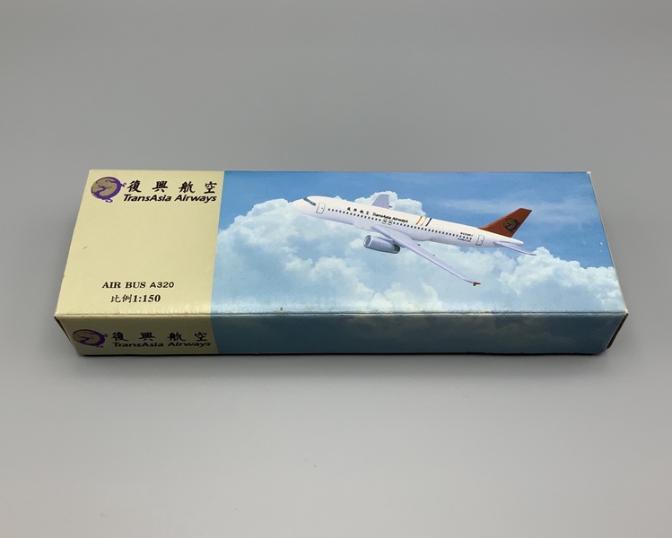 Image: model airplane: Trans Asia Airways, Airbus A320