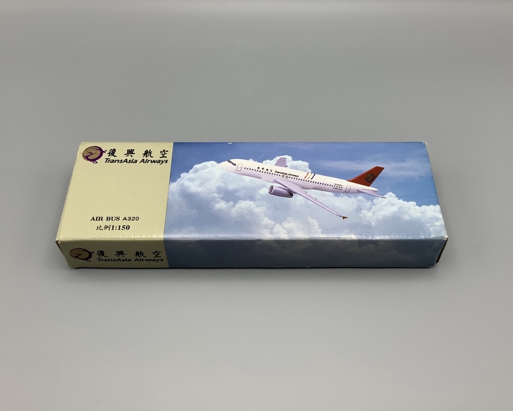 Image: model airplane: Trans Asia Airways, Airbus A320