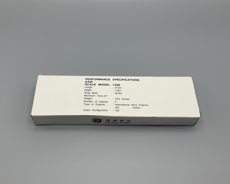 Image: model airplane: Trans Asia Airways, Airbus A320