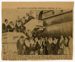 Image: article clipping: Directors’ Flight