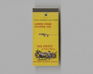 Image: matchbook cover: Pan American World Airways, Orient