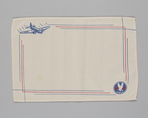 Image: meal tray liner: American Airlines