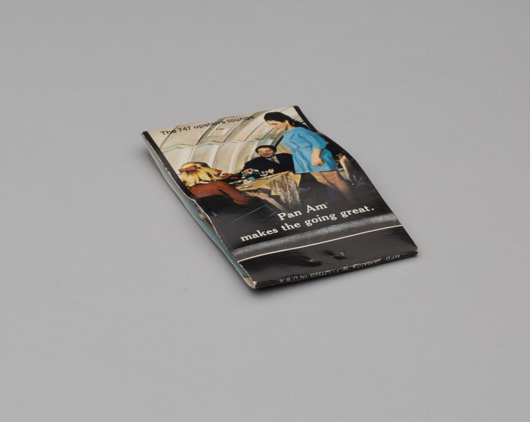 Image: matchbook: Pan American World Airways, Boeing 747