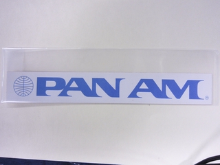 Image: bumper sticker: Pan American World Airways