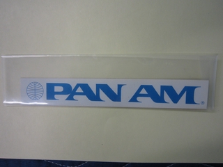 Image: bumper sticker: Pan American World Airways