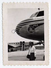 Image: photograph: Pan American World Airways, Merida, Mexico, Evelyn David, Convair 240
