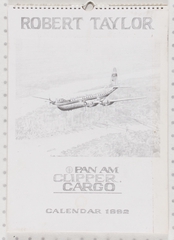 Image: wall calendar: Pan American World Airways
