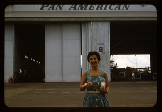 Image: slide: Pan American World Airways, Miami, Evelyn David