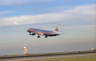 Image: negative / photograph: San Francisco International Airport (SFO), American Airlines