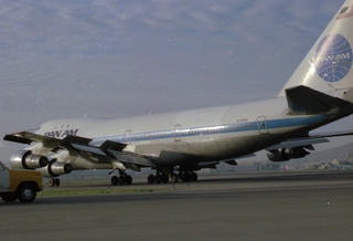 Image: negative / photograph: San Francisco International Airport (SFO), Pan American World Airways, Boeing 747-100