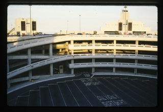 Image: slide: San Francisco International Airport (SFO), Central Terminal and parking structure