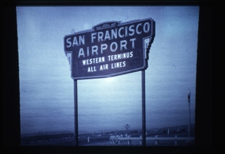 Image: slide: San Francisco Airport sign