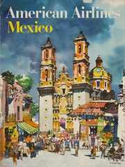 Image: poster: American Airlines, Mexico