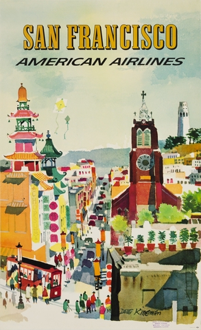 Poster: American Airlines, San Francisco