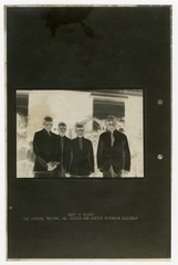 Image: negative print: Harold Bixby and others