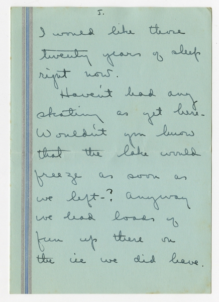 Image: correspondence: Frances Bixby to Harold M. Bixby