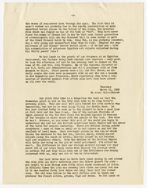 Image: correspondence: Harold M. Bixby, family circular letter