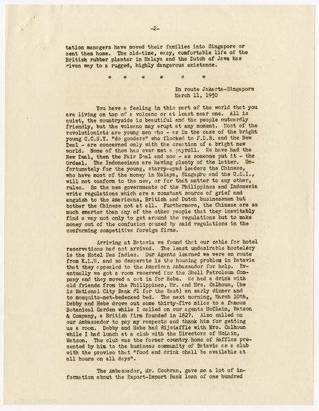 Image: correspondence: Harold M. Bixby, family circular letter
