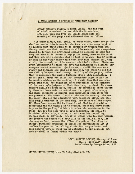 Image: correspondence: Harold M. Bixby, family circular letter