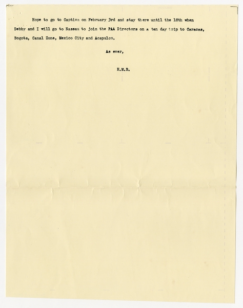 Image: correspondence: Harold M. Bixby, family circular letter