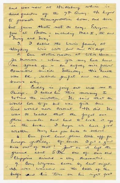 Image: correspondence: Harold M. Bixby to Debby Bixby