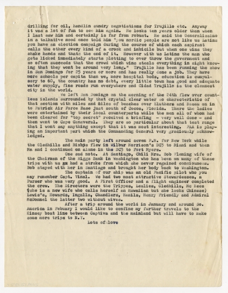 Image: correspondence: Harold M. Bixby to his daughters