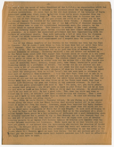 Image: correspondence: Harold M. Bixby, family circular letter