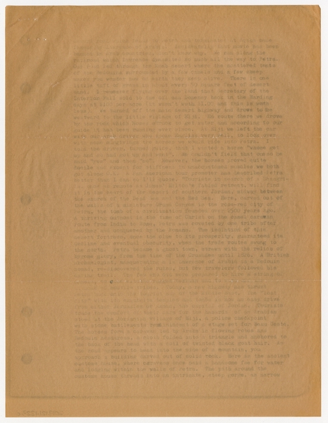 Image: correspondence: Harold M. Bixby, family circular letter