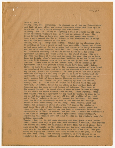 Image: correspondence: Harold M. Bixby, family circular letter