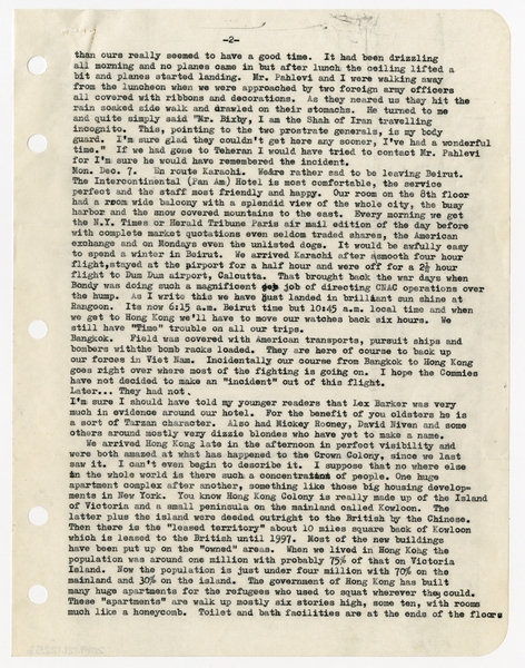 Image: correspondence: Harold M. Bixby, family circular letter